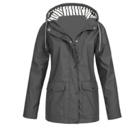 Water- and windproof women's jacket for autumn and winter – Leona