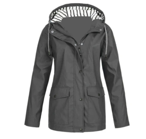 Water- and windproof women's jacket for autumn and winter – Leona