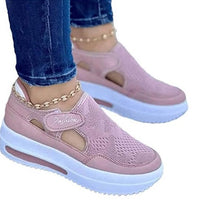 Ladies Breathable Mesh Sneakers – Liana-Blue-3-State of Style