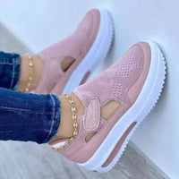Ladies Breathable Mesh Sneakers – Liana-Pink-3-State of Style