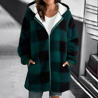 Ladies' Coat with Hood - Camila-Green-S-State of Style