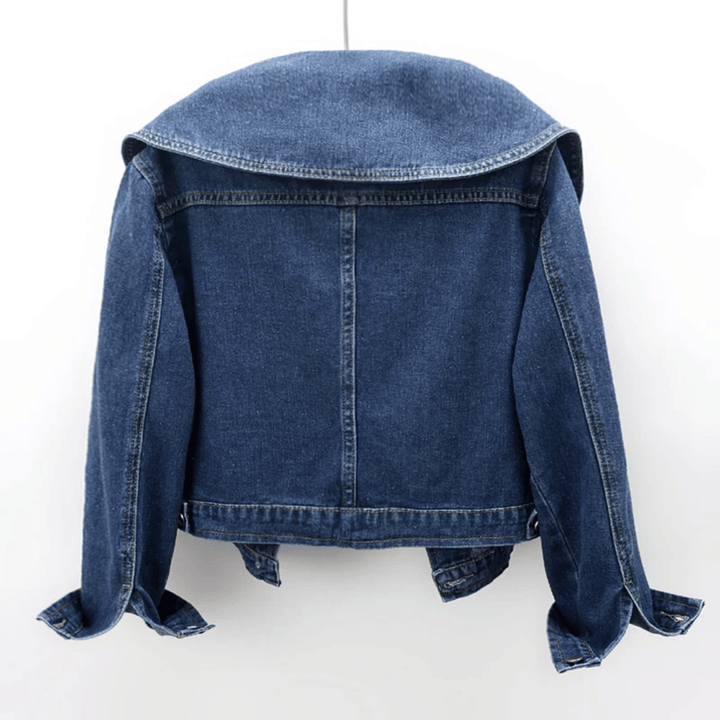 Ladies' denim jacket with sailor collar – Giovanna-S-State of Style