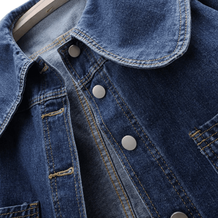 Ladies' denim jacket with sailor collar – Giovanna-S-State of Style