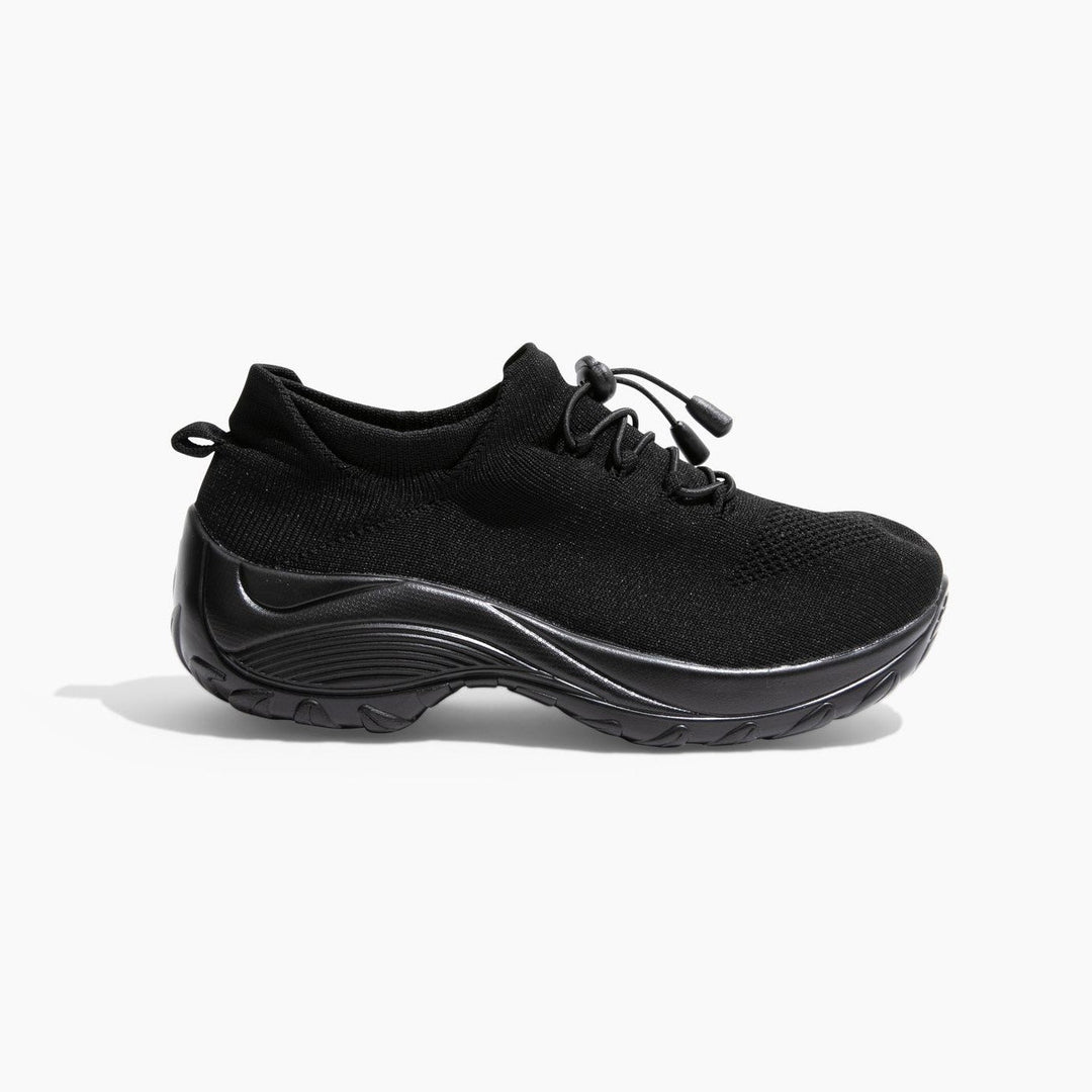 Ladies Sneakers - FlexiComfort-Black-3.0-State of Style