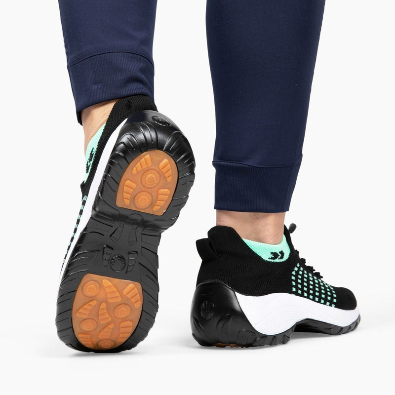 Ladies Sneakers - FlexiComfort-Black Purple-3.0-State of Style