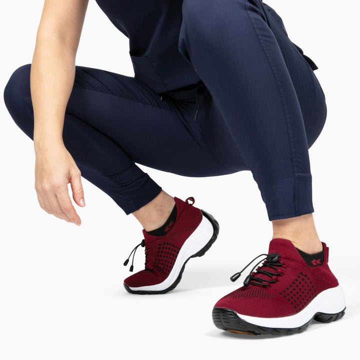 Ladies Sneakers - FlexiComfort-Black Purple-3.0-State of Style