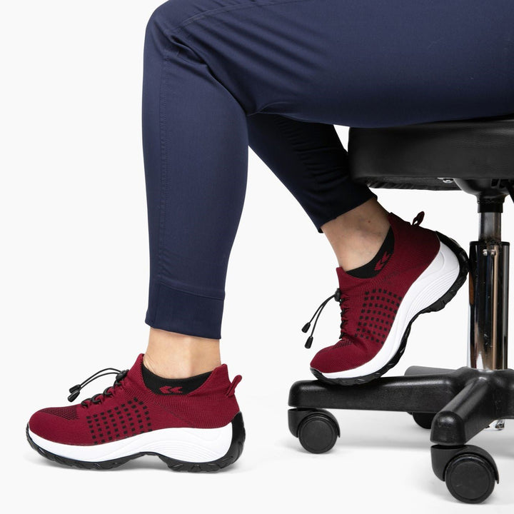 Ladies Sneakers - FlexiComfort-Black Purple-3.0-State of Style