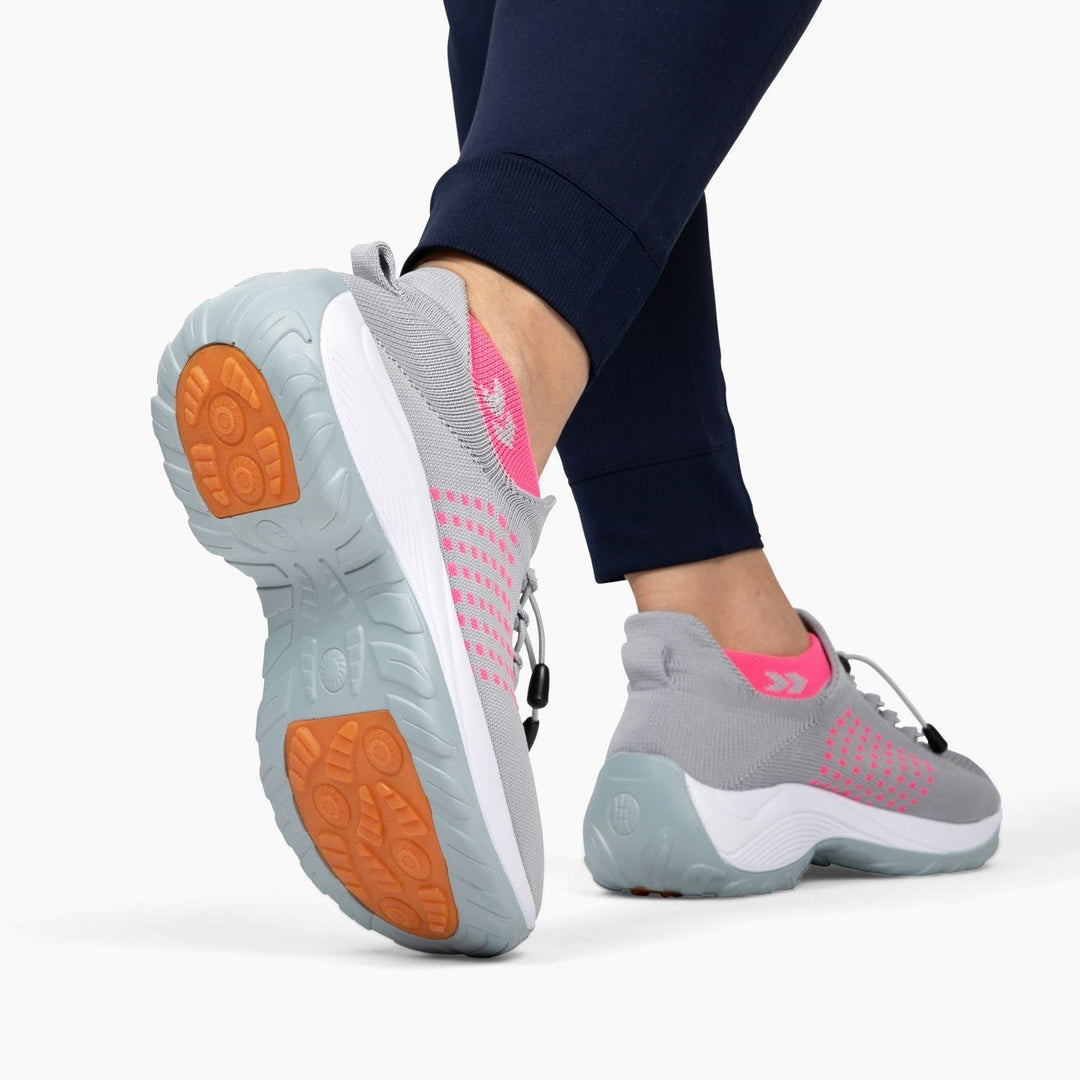Ladies Sneakers - FlexiComfort-Black Purple-3.0-State of Style
