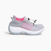 Ladies Sneakers - FlexiComfort-Grey Pink-3.0-State of Style