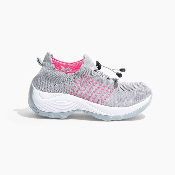 Ladies Sneakers - FlexiComfort-Grey Pink-3.0-State of Style
