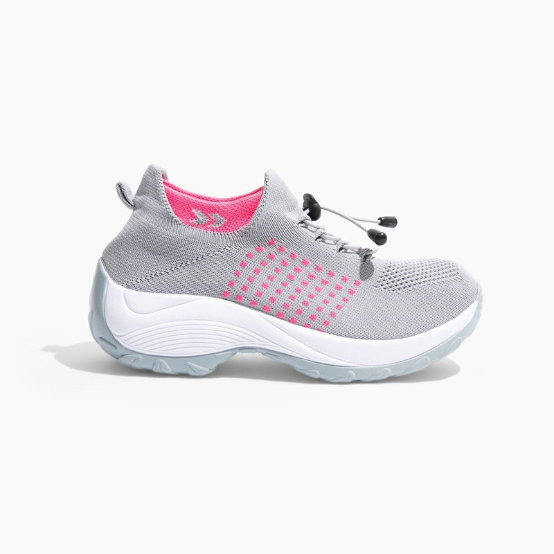 Ladies Sneakers - FlexiComfort-Grey Pink-3.0-State of Style