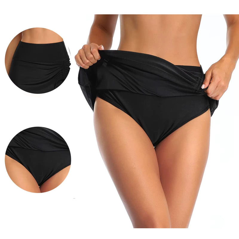 Ladies' swim shorts with side slit – Liv-Black-XS-State of Style