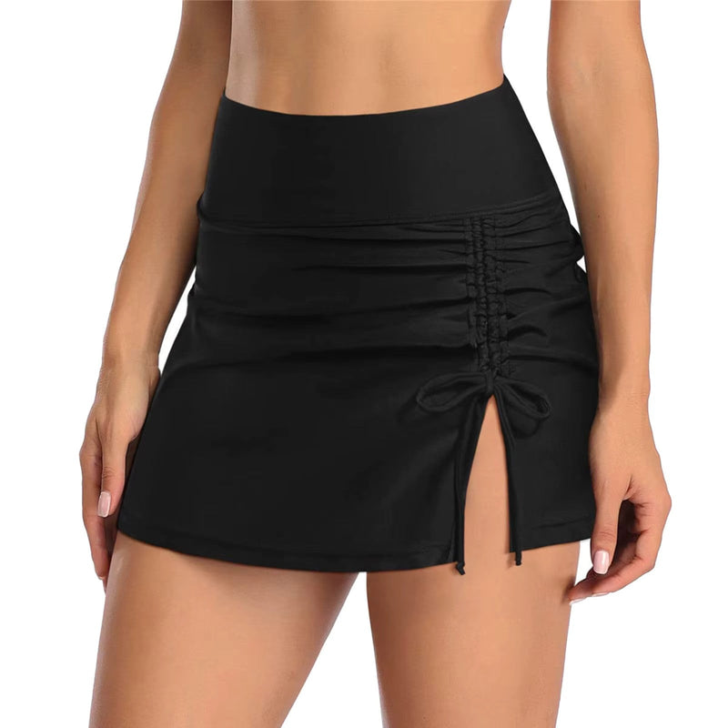 Ladies' swim shorts with side slit – Liv-Black-XS-State of Style