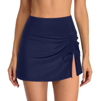 Ladies' swim shorts with side slit – Liv-Blue-XS-State of Style