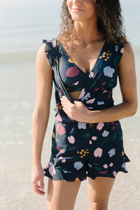 Ladies' swimming overall with integrated bra – Marisa-Bouquet-XS-State of Style