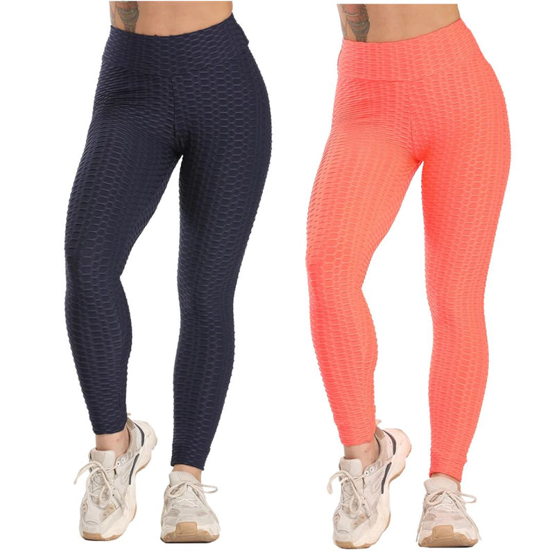 Lara Leggings | Buy 1 Get 1 Free-Black + Orange-S-State of Style
