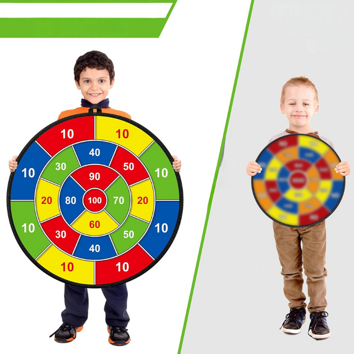Large Kids' Dartboard with Sticky Balls & Darts – PlayTarget-State of Style