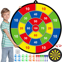 Large Kids' Dartboard with Sticky Balls & Darts – PlayTarget-State of Style