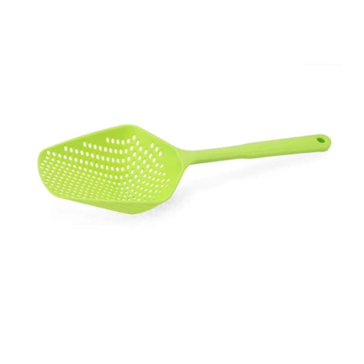Large PP Kitchen Spoon for Straining and Serving - EasyDrain-Green-State of Style