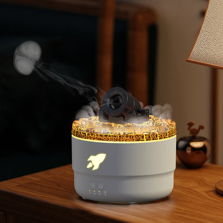 LavaGlow Aroma Diffuser & Humidifier with Night Light-White-State of Style