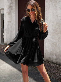 Layered Dress with Waistband - Lena-Pink-S-State of Style