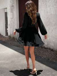 Layered Dress with Waistband - Lena-Pink-S-State of Style