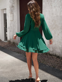 Layered Dress with Waistband - Lena-Pink-S-State of Style