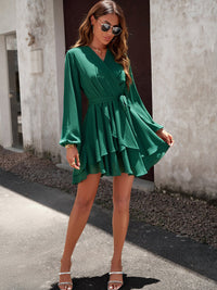 Layered Dress with Waistband - Lena-Pink-S-State of Style