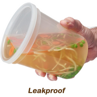 Leak-proof Deli Containers with Lids – 30 Pieces-225 ml-State of Style