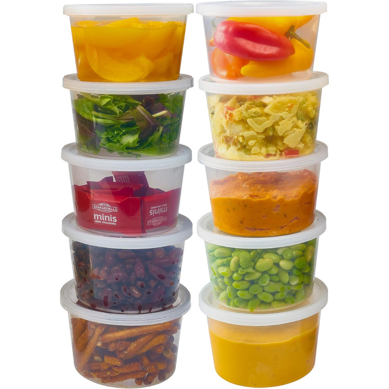 Leak-proof Deli Containers with Lids – 30 Pieces-450 ml-State of Style