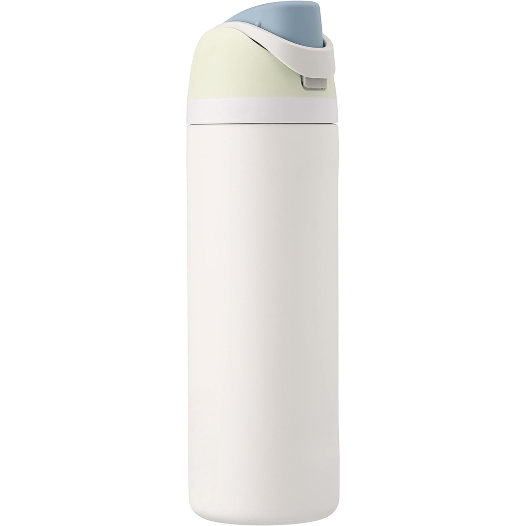Leak-proof Insulated Stainless Steel Water Bottle with Straw - BPA-free-White-450 ml-State of Style