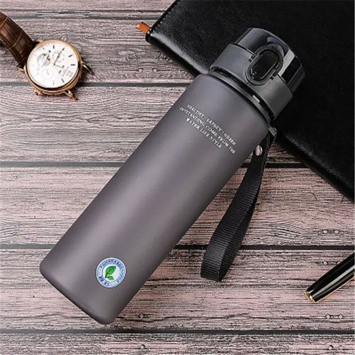 Leak-Proof Sports Bottle - HydraSport-400ml-Grey-State of Style