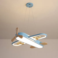 LED Airplane Kids Room Pendant Light – SkyFlyer-Warm-Blue-State of Style
