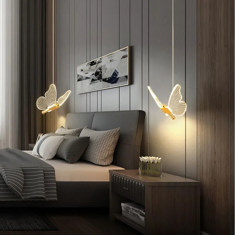 LED Butterfly Pendant Lights - ButterLuxe-1 Piece-Warm White-State of Style