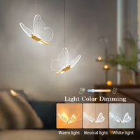 LED Butterfly Pendant Lights - ButterLuxe-1 Piece-Warm White-State of Style
