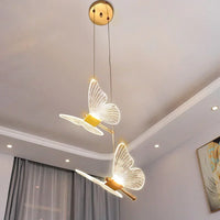 LED Butterfly Pendant Lights - ButterLuxe-2 Pieces-Warm White-State of Style
