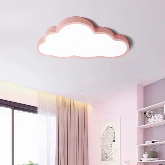 LED Ceiling Light for Children's Rooms - CloudLight-Pink-49 cm-Warm White-State of Style