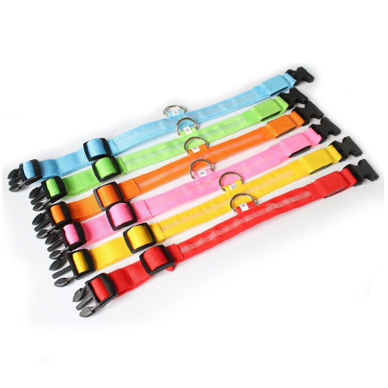 LED Dog Collar - GlowCollar-Pink-XS-State of Style