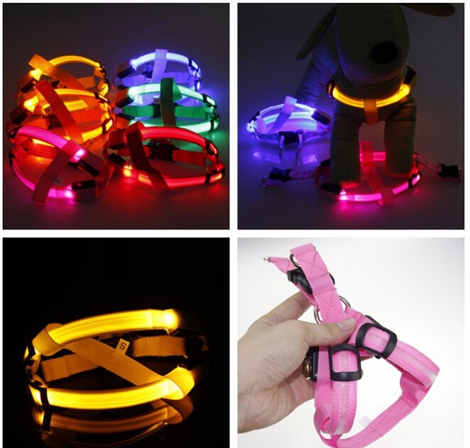 LED Dog Harness - Glow&Go-Blue-XS-State of Style