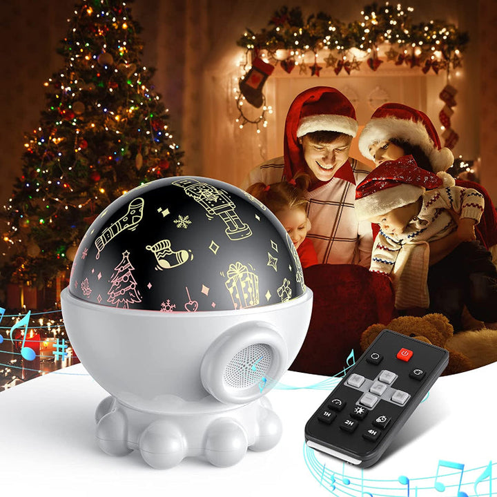 LED Night Light with Ocean & Starry Sky Projection + Music Function - DreamAura-Pink-State of Style