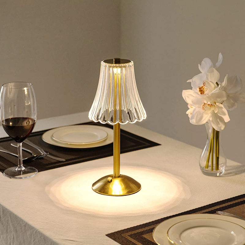 LED Retro Table Lamp USB Rechargeable - BrillianceGlow-State of Style