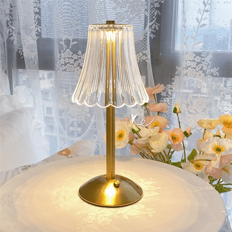LED Retro Table Lamp USB Rechargeable - BrillianceGlow-State of Style