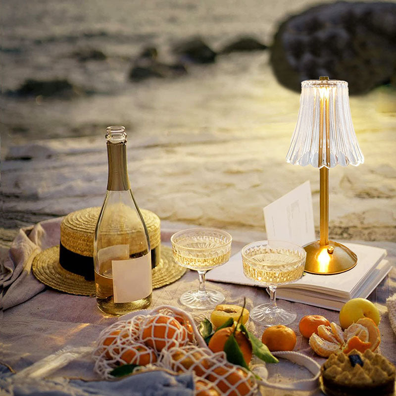 LED Retro Table Lamp USB Rechargeable - BrillianceGlow-State of Style