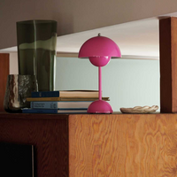 LED Table Lamp - MoonGlow-Cherry Red-State of Style
