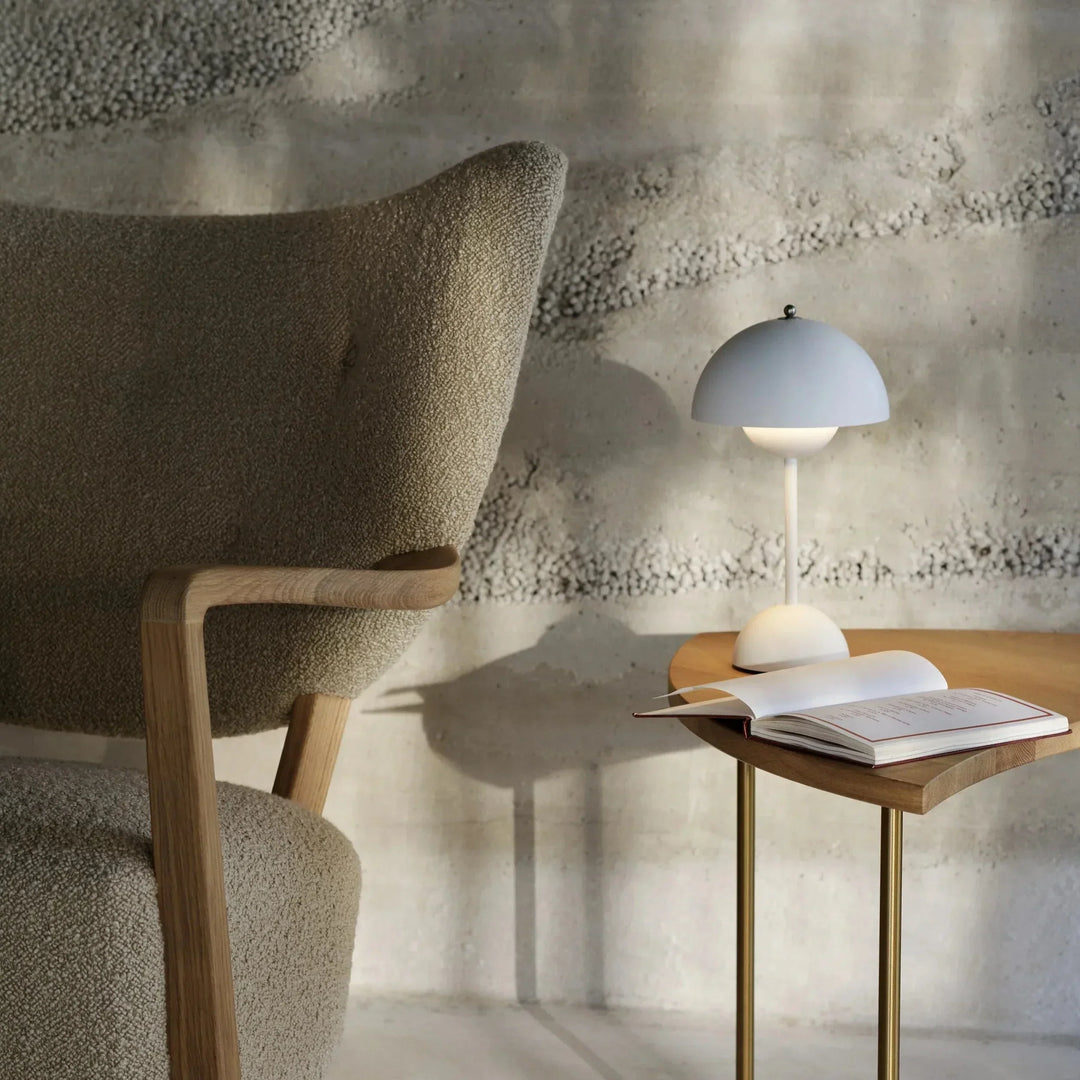 LED Table Lamp - MoonGlow-White-State of Style