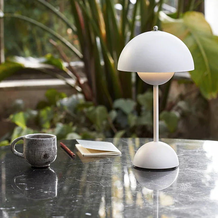 LED Table Lamp - MoonGlow-White-State of Style