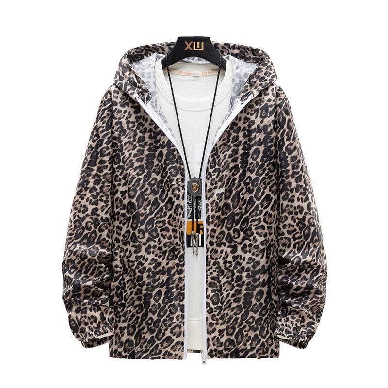 Leopard Print Jacket | Stylish and Bold Women's Outerwear-Coffee Yellow-S-State of Style