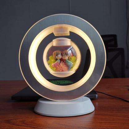 Levitation Flower with Magnetic Rotation – Floravia-Sweet lover-No-State of Style