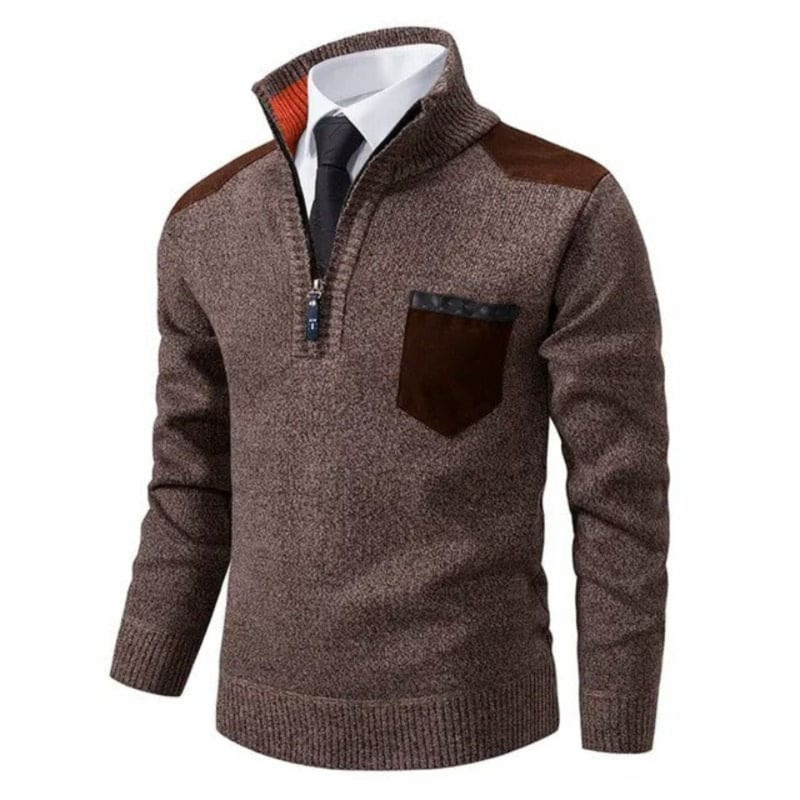 Liam Casual Men's Jumper-Brown-XS-State of Style