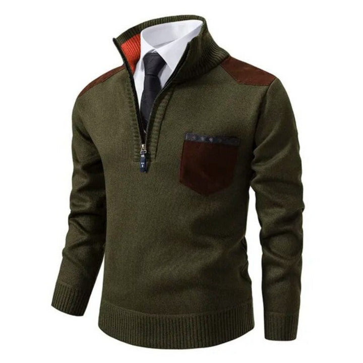 Liam Casual Men's Jumper-Green-XS-State of Style